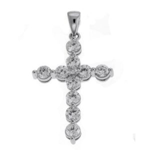 Platinum Diamond Cross