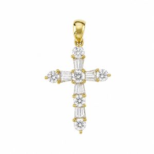 Yellow Gold Cross Pendant