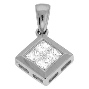White Gold Diamond Pendant