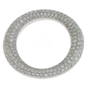 White Gold Diamond Pave Pendant