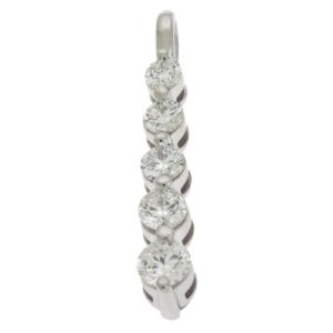 White Gold Journey Pendant