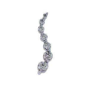 White Gold Journey Charm