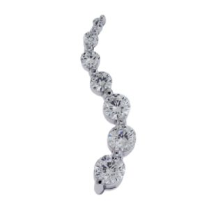White Gold Journey Charm