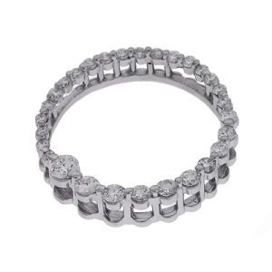 White Gold Journey Charm