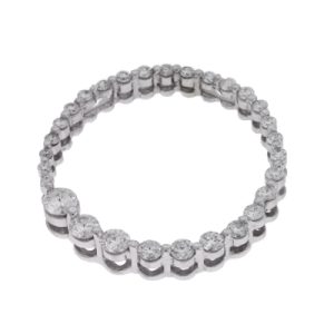 White Gold Journey Charm