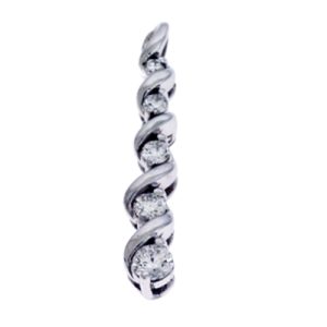 White Gold Journey Pendant