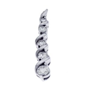 White Gold Journey Pendant