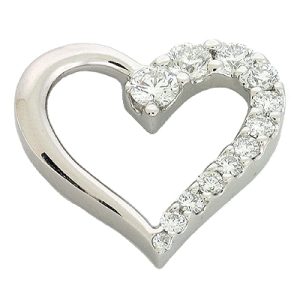 White Gold Journey Heart