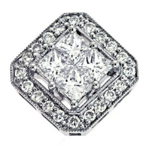 White Gold Diamond Pendant