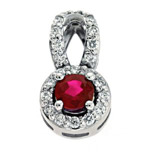Ruby & Diamond Pendant