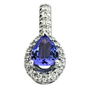 Tanzanite & Diamond Pendant Tanzanite & Diamond Pendant