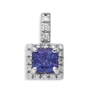 Tanzanite & Diamond Pendant Tanzanite & Diamond Pendant