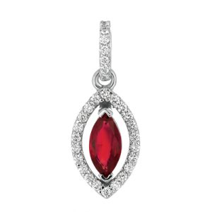 Ruby & Diamond Pendant