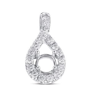White Gold Diamond Charm