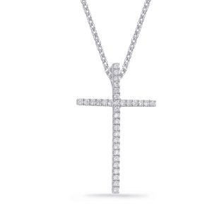 White Gold Diamond Pendant White Gold Diamond Pendant