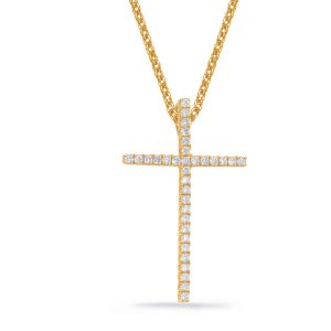 Yellow Gold Diamond Pendant