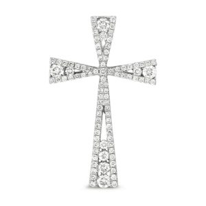 White Gold Cross Pendant White Gold Cross Pendant