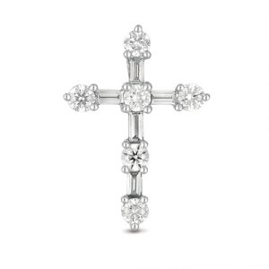 White Gold Cross Pendant White Gold Cross Pendant
