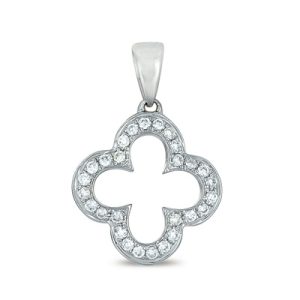White Gold Diamond Pendant