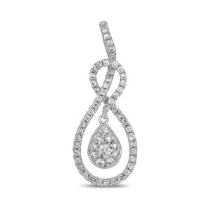 White Gold Diamond Pendant