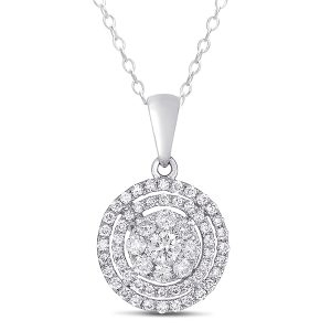 White Gold Diamond Pendant