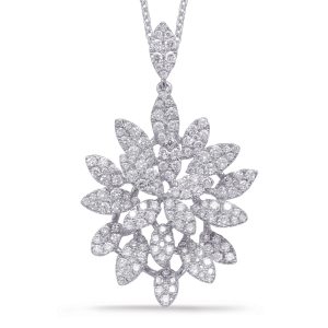 White Gold Diamond Pendant