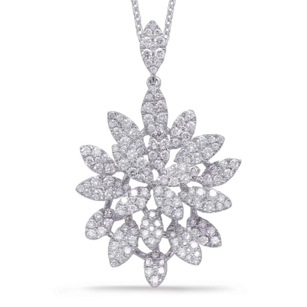 White Gold Diamond Pendant