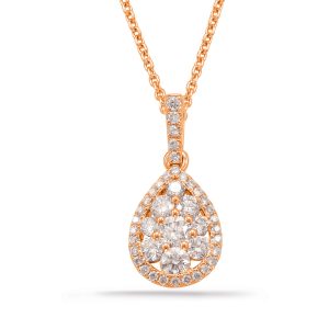 Rose Gold Diamond Pendant