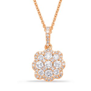 Rose Gold Diamond Pendant