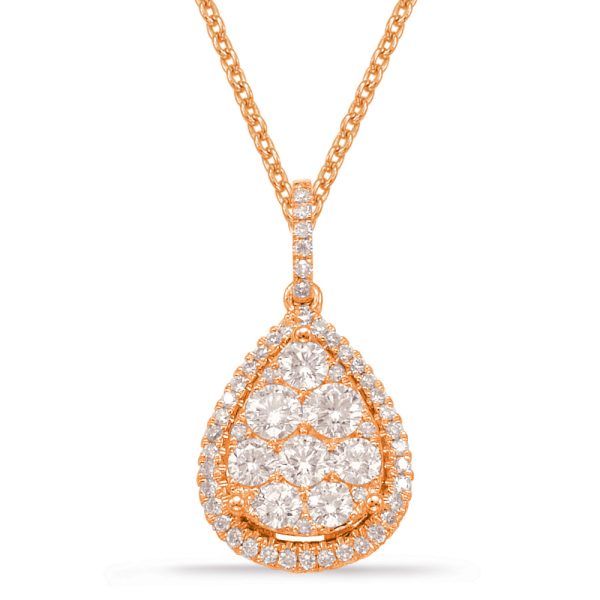 Rose Gold Diamond Pendant