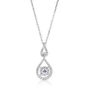 White Gold Diamond Pendant