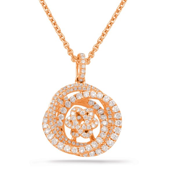 Rose Gold Diamond Pendant