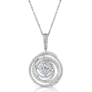 White Gold Diamond Pendant
