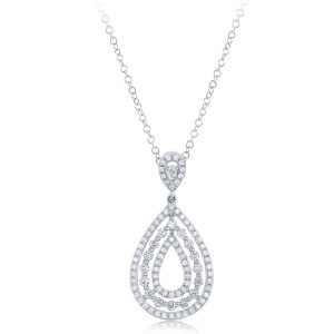 White Gold Diamond Pendant