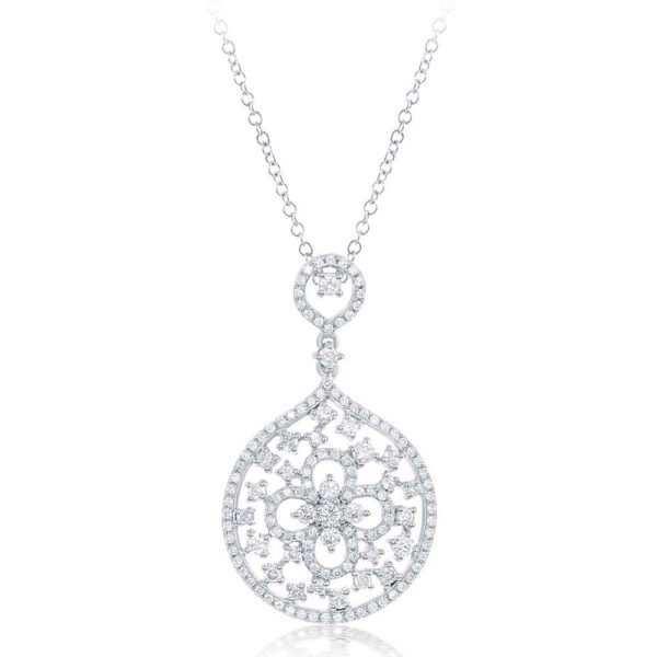 White Gold Diamond Pendant