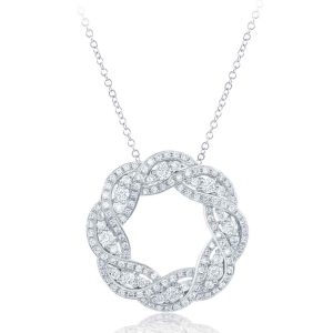 White Gold Diamond Pendant