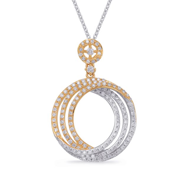 Yellow Gold Diamond Pendant