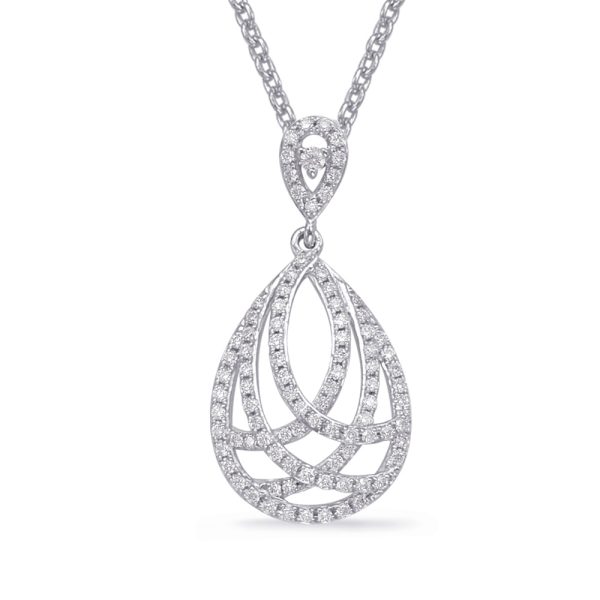 White Gold Diamond Pendant