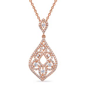 Rose Gold Diamond Pendant