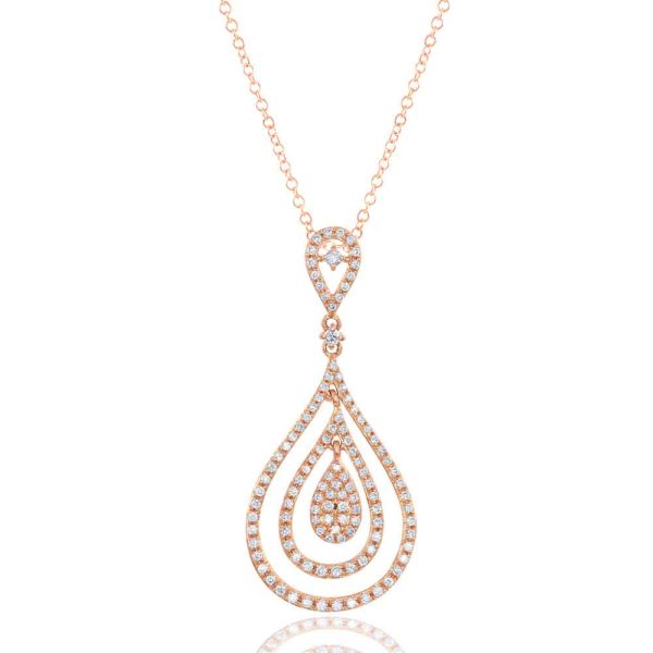 Rose Gold Diamond Pendant
