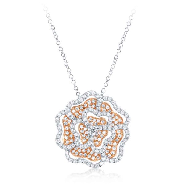 Rose Gold Diamond Pendant