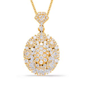 Yellow Gold Diamond Pendant