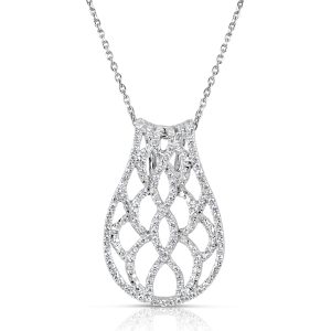 White Gold Diamond Pendant