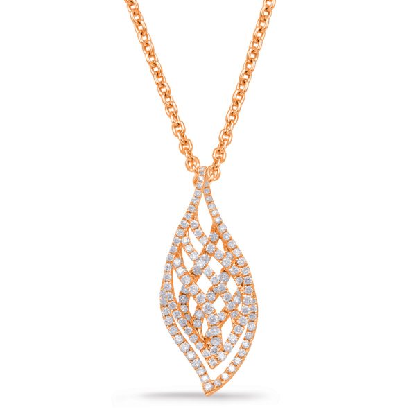 Rose Gold Diamond Pendant