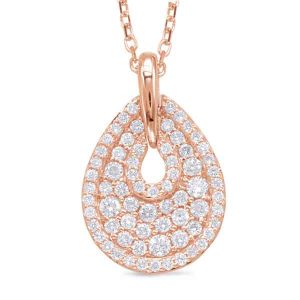 Rose Gold Diamond Pendant