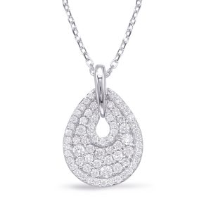 White Gold Diamond Pendant