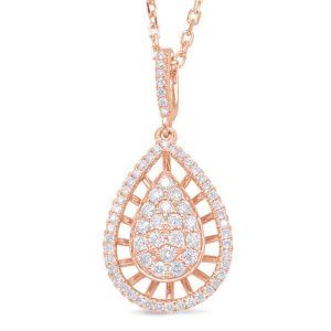 Rose Gold Diamond Pendant