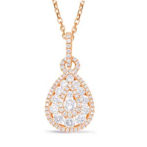 Rose Gold Diamond Pendant