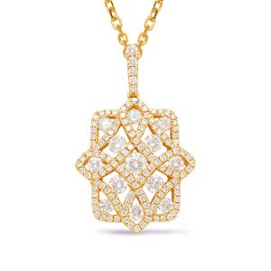 Yellow Gold Diamond Pendant