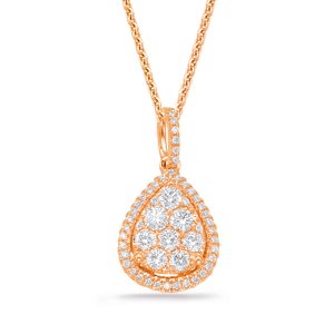 Rose Gold Diamond Pendant